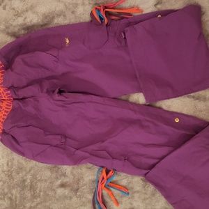 Zumba Wear Spicy Purple  Dance Pants Women's M We Ar Parachute .